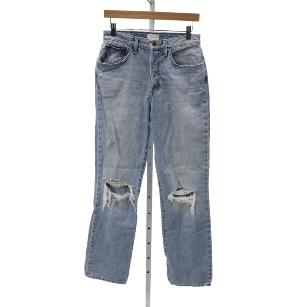 Favorite Daughter Women Straight Blue Jeans Mid Rise Size 27